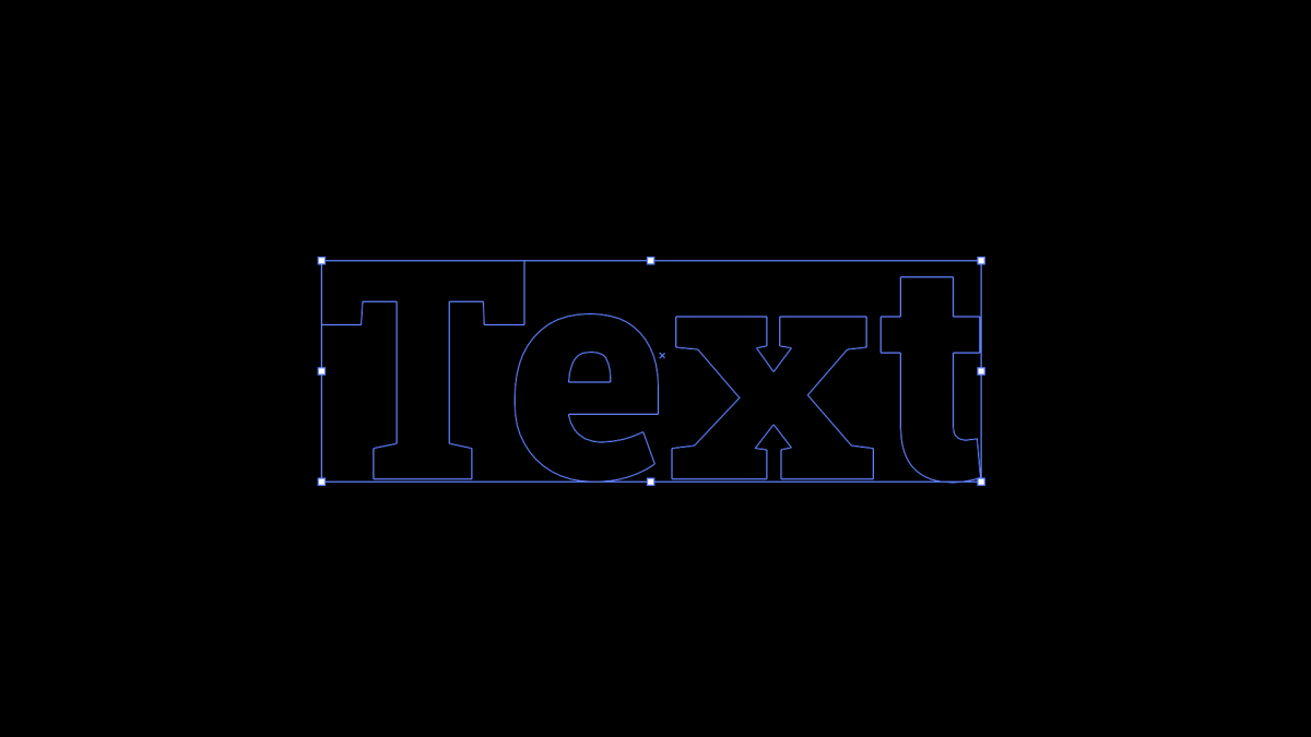 Graphic for text animation in After Effects